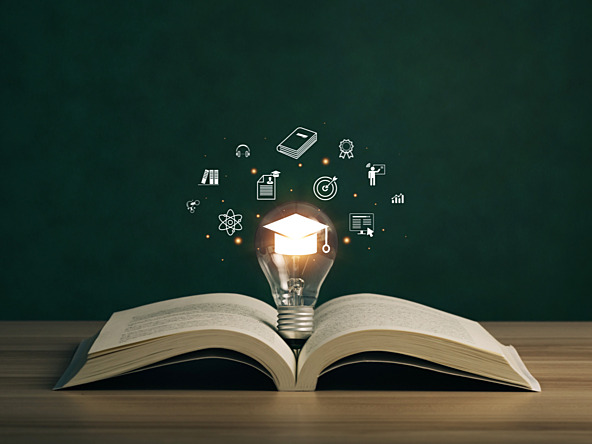 Learning and development abstract image
